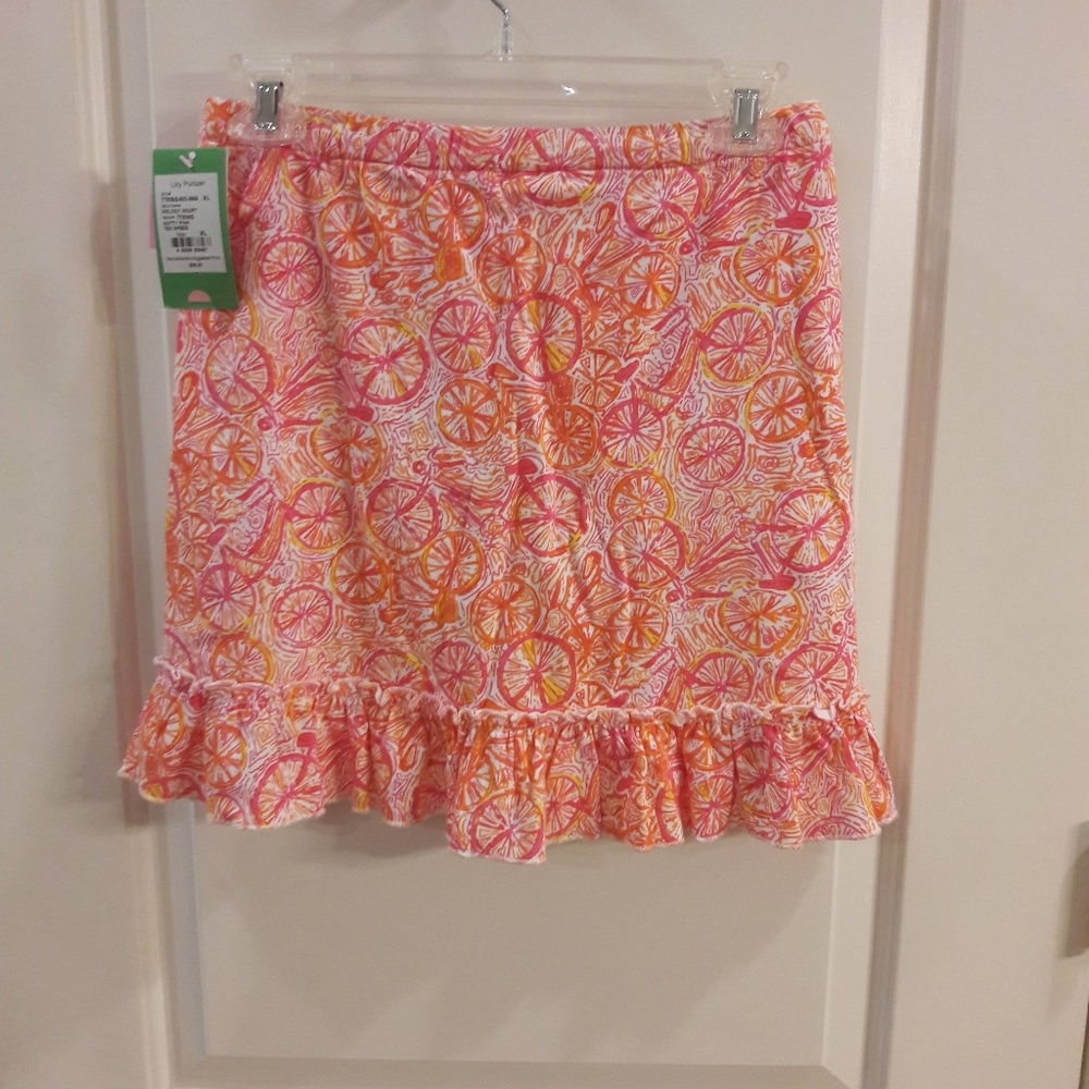 Lilly Pulitzer child's skirt with built-in shorts